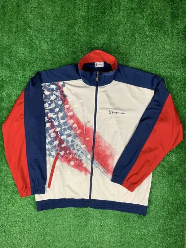 Felpa Sergio Tacchini Anni '90 Taglia L Uomo