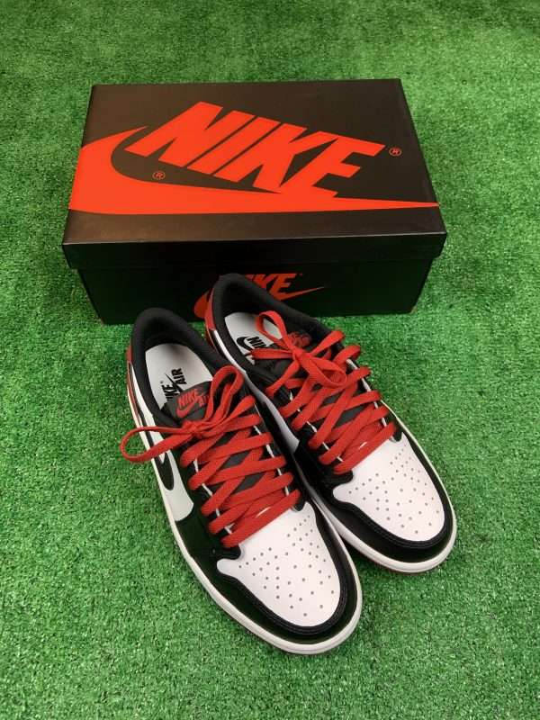 Nike Jordan 1 Retro Low Black Toe Taglia 42 Uomo