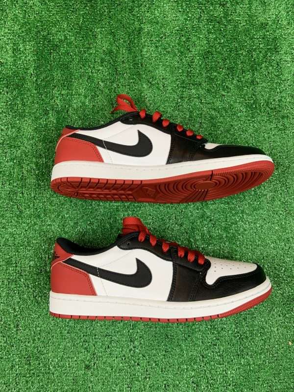 Nike Jordan 1 Retro Low Black Toe Taglia 42 Uomo - immagine 4