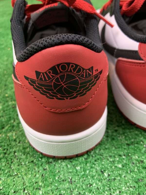 Nike Jordan 1 Retro Low Black Toe Taglia 42 Uomo - immagine 5