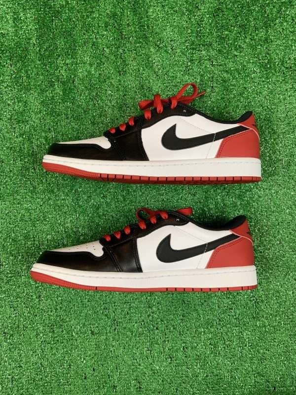 Nike Jordan 1 Retro Low Black Toe Taglia 42 Uomo - immagine 7