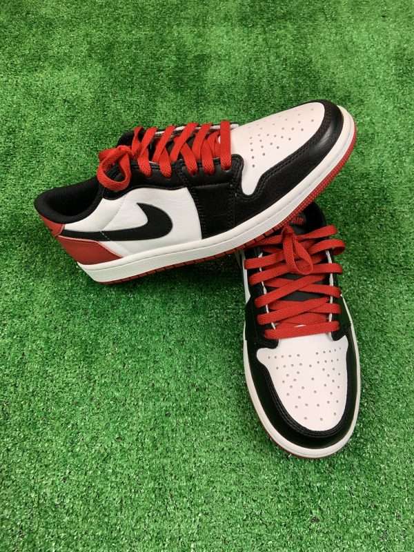 Nike Jordan 1 Retro Low Black Toe Taglia 42 Uomo - immagine 8