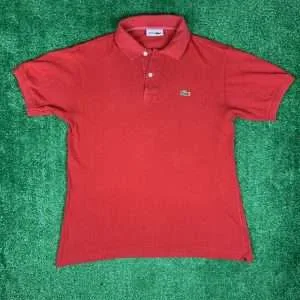 Polo Lacoste Rossa Vintage '80 Taglia 4 (M) Unisex