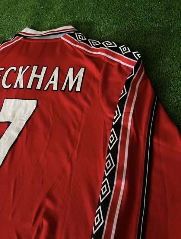Maglia Umbro Manchester United 98/99 David Beckham Taglia XL - immagine 3