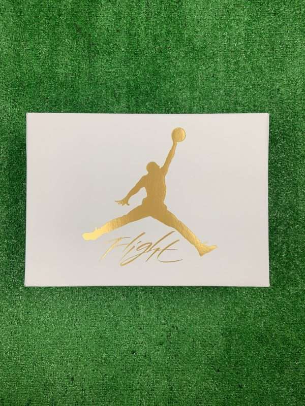 Nike Jordan 4 Metallic Gold Bianche Taglia 42.5 NUOVE - immagine 11