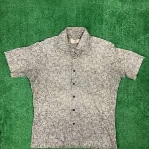 Camicia Rich Cotton Uomo Taglia M Grigia Fantasia